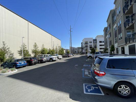 Parking for the park or the housing complex?