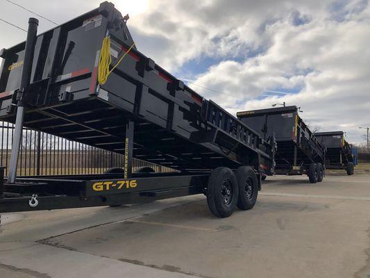 UTS carries equipment and car haulers and trailers along with dump trailers. We carry Griffin, Rice and Econoline trailers.