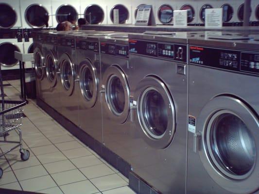 We have large washers to do your own laundry!