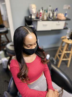 Traditional sew in