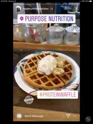 Protein Waffle