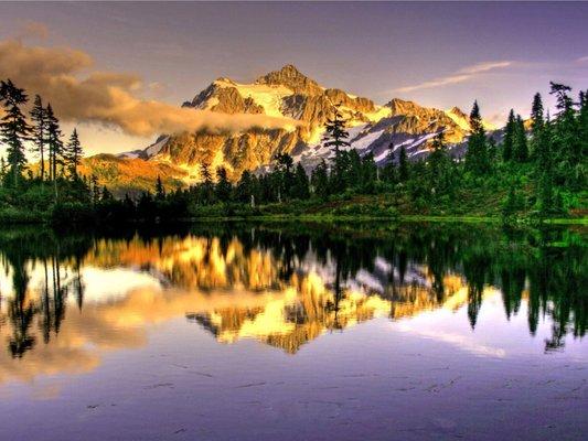 Beautiful Mount Shuksan. We are the Gateway to The North Cascades.