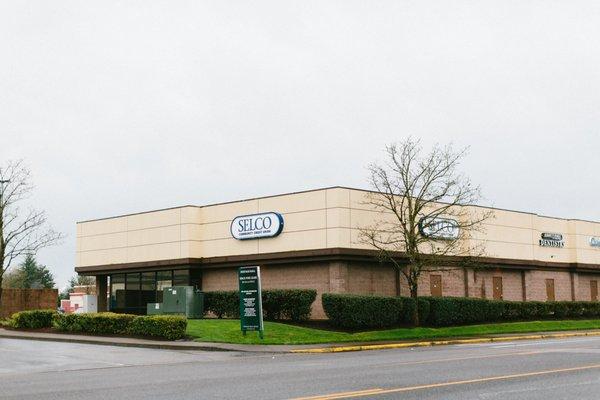 View of the Albany branch from the road