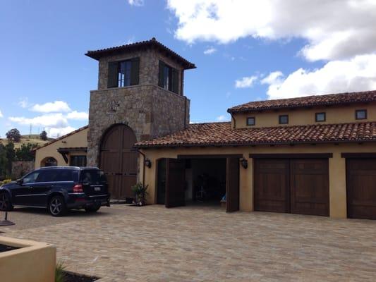 Custom residence in Ruby Hills, Livermore. 5 HVAC systems installed.