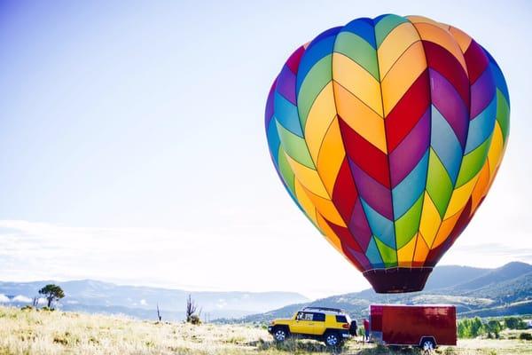 Private Hot Air Flights for 2 People!