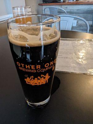 Husband Day Care triple stout with marshmallow