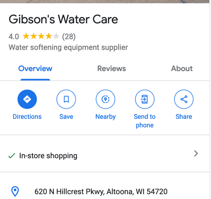 Gibson's Watercare North