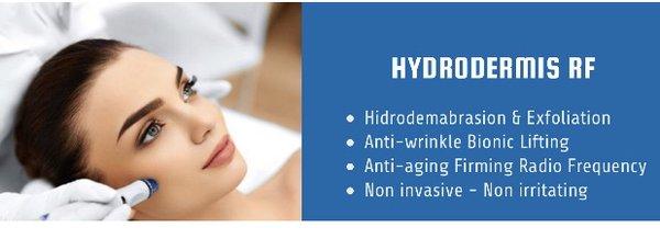 Hydrodermabration the newest advance skin resurfacing treatment.                                   Ask for our spring special