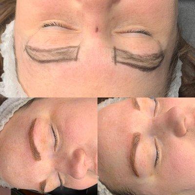 Bold combination brow