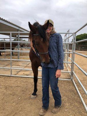 Volunteering at Free Rein Horse Rescue in Huntington Beach, CA