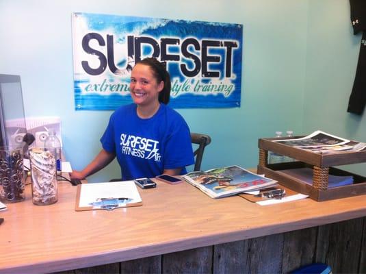 Lovely Lauren, owner and instructor at Surfset Lexington.