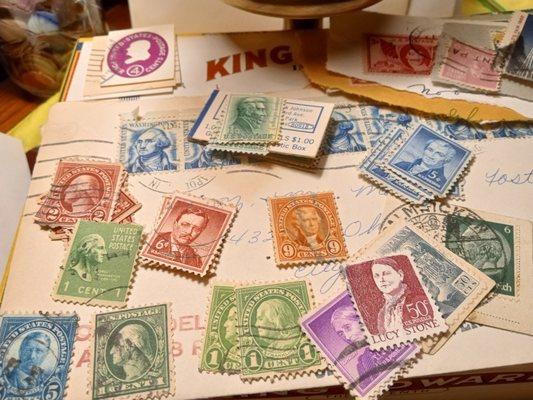 Here's more pictures of old vintage stamps Rhonda Martin