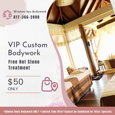 Windsor Spa Bodywork
 534 Main Street, Unit 4 - 2nd Floor, Weymouth, MA 02190
 Call us at 617-366-2888