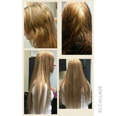 Color&style and don't forget if you want to add length or fullness in to your looks,  add some hair extensions and look great