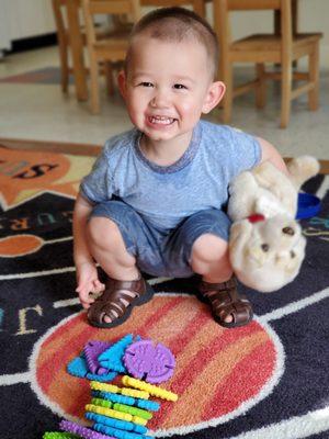 Toddler Smiles!