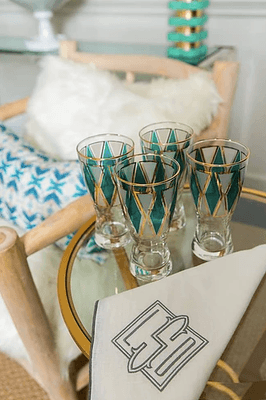 Custom Monogramming, Vintage Barware, & Unique Home Furnishings