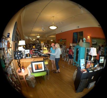 inside shooting star gift shop in south haven mi