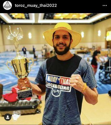 Idrees Bahrami winning his First Amateur Championship in Orlando Florida