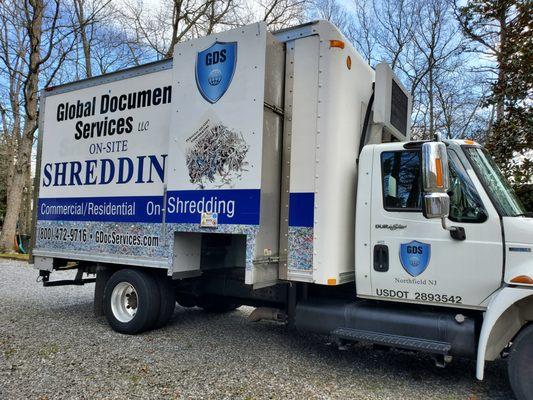 Mobile shredding services for commercial and residential clients