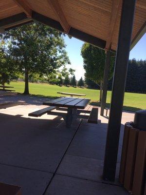 Covered picnic area