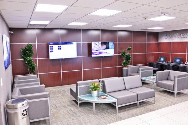 Ford Dealership Waiting area