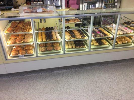 Nice and fresh selection of donuts at Best Donuts in Simi Valley!