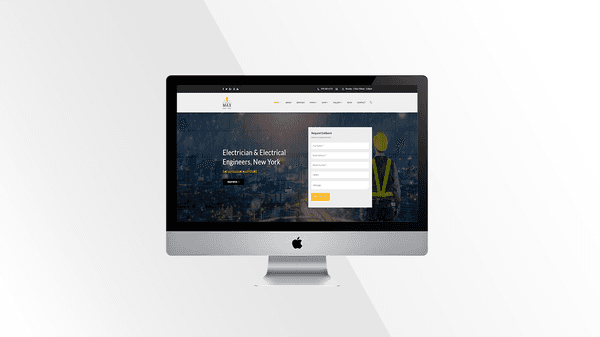 Electrician Website design