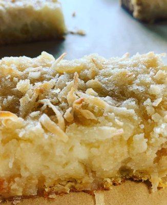 Coconut lemon butter bars