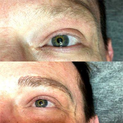 Microblading for Men by Valentina