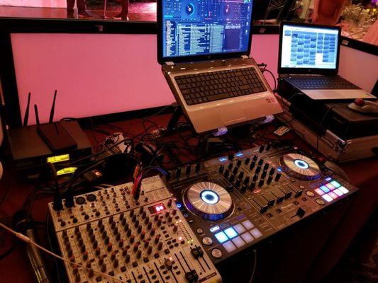 High end equipment used for all events