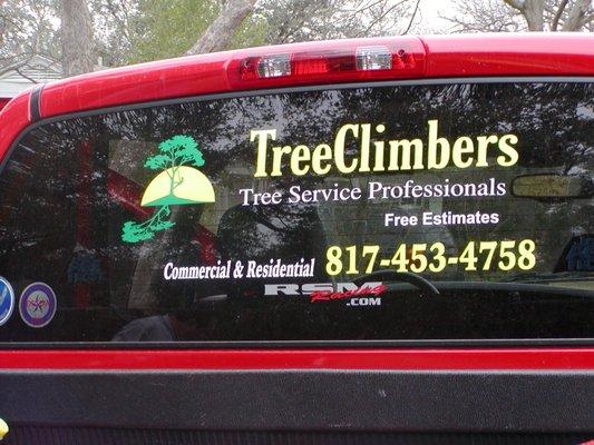 The TreeClimbers" Truck