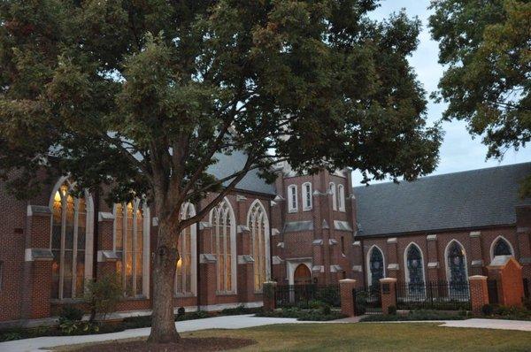 Sunsetting at Decatur Presbyterian Church