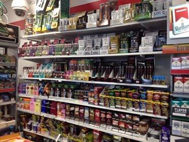 we offer the smoker a huge selection of cigarettes, smokeless and e-cigs