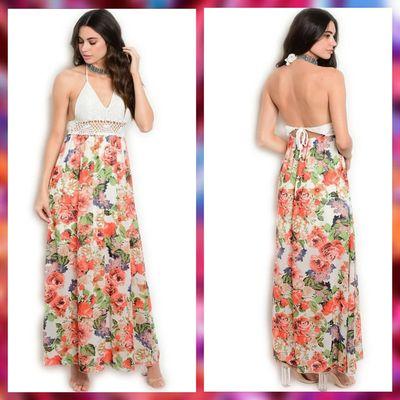 In love with my Floral Maxi Dress