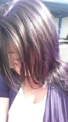 Purple hair