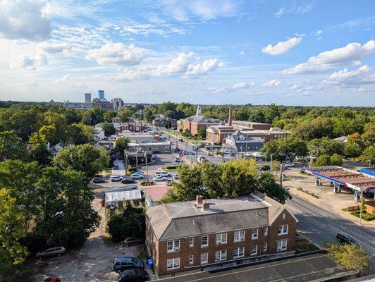 Rooftop view (looking toward downtown)