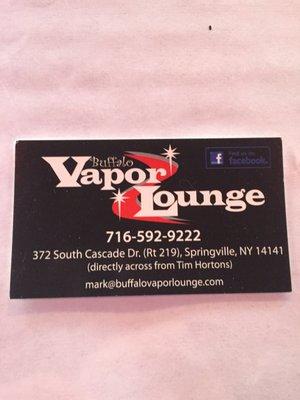 Buffalo Vapor Lounge