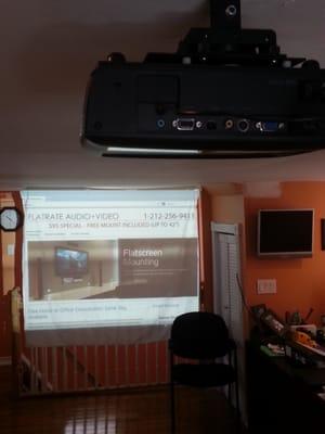 OFFICE PROJECTOR INSTALLATION