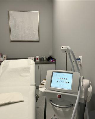 Take a peek into our Laser Hair Removal Treatment Room