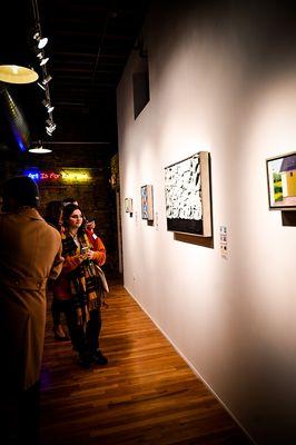 Art shows every Saturday night from 6-9pm featuring different artists from our online platform