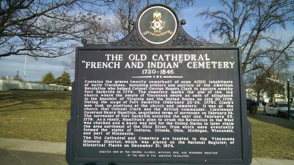 Marker placed by Sons of the American Revolution.