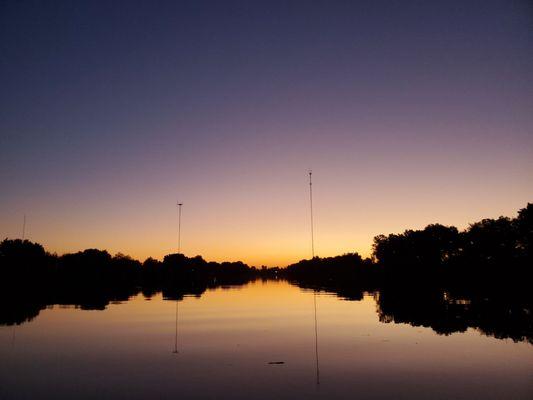 Early morning on the river