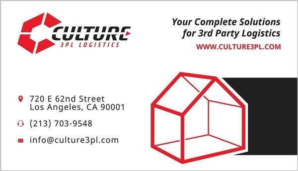 Culture 3PL Logistics