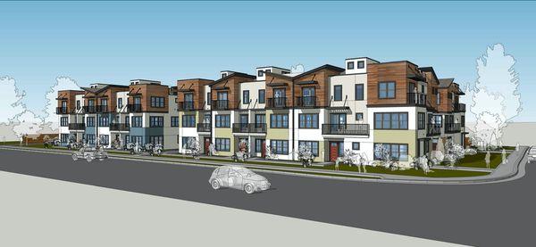 Structural engineering and design for a new townhome development in Sunnyvale.