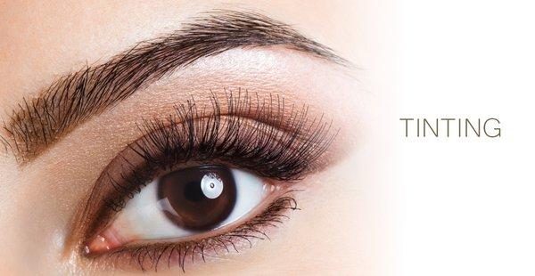 Eyebrow and Eyelash Tinting