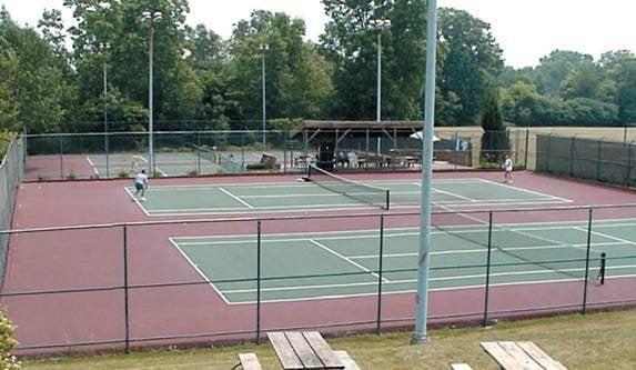 4 Lighted Tennis Courts