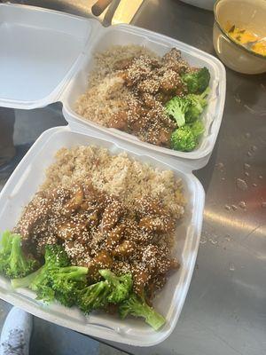 Sesame chicken