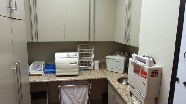 Sterilization and Medical Supplies Room