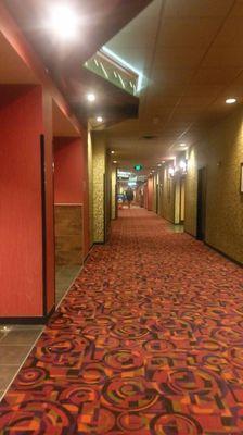 Glue-down carpet for Cinemark