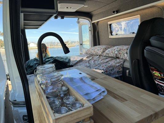 Ford transit camper van conversion